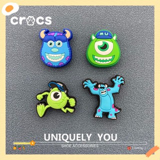 Crocs jibbitz จี้หัวเข็มขัด ลายการ์ตูนดิสนีย์ ดอกไม้อุดตัน สัตว์ประหลาด มหาวิทยาลัยดิสนีย์ สําหรับตกแต่ง