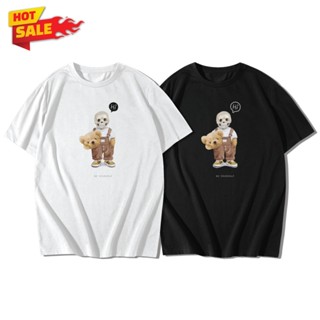 YFBEAR Be Yourself เสื้อยืดแขนสั้นคอกลม Cotton 100% สกรีนลาย