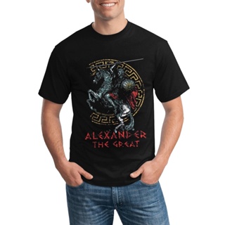 [S-5XL] ขายส่ง เสื้อยืด พิมพ์ลาย Macedonia King Greece Alexander คุณภาพสูง สไตล์ฮิปฮอป