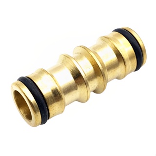 Nipple Brass Double Pass Two Ways Extension Garden Hose Repair Connectors for Water Pipe / Garden Hose