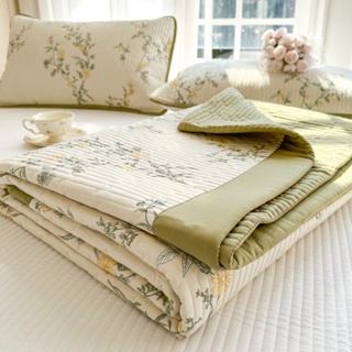 🥨ผ้าคลุมเตียง ผ้าปูเตียง สไตล์สด เตียงผ้าห่มครอบคลุมผ้าฝ้าย สากลสำหรับทุกฤดูกาล มีให้เลือก 8สไตล์/230*250cm Bed sheeet