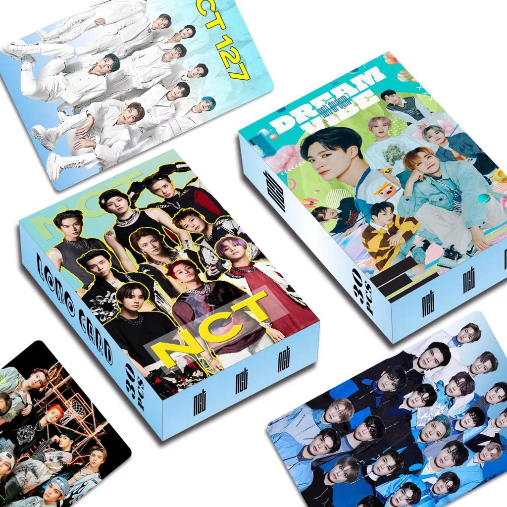 โปสการ์ด-อัลบั้มรูปภาพ-nct-dream-vibe-jeno-mark-chenle-jisung-jaemin-haechan-renjun-kpop-จํานวน-30-ชิ้น-ต่อกล่อง