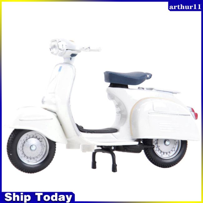 arthur-cod-โมเดลรถยนต์-maisto-1-18-piaggio-vespa-static-die-cast-vehicles-ของเล่นสําหรับเด็ก