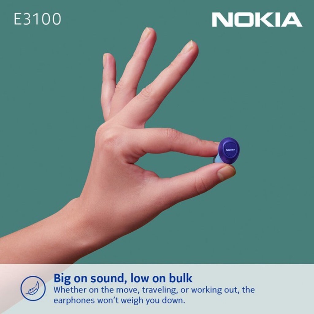 nokia-essential-true-wireless-earphones-หูฟังอินเอียร์ไร้สายเกรดพรีเมี่ยม-สำหรับ-smartphone-tablet-notebook-pc