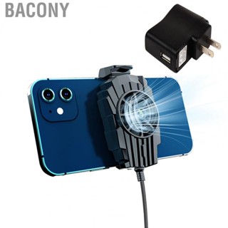 Bacony Mobile Phone Radiator Cooler Phone Game Cooling Fan Heat Sink Back Clip for Live Streaming