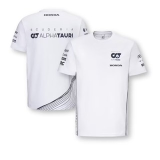 ใหม่ล่าสุด เสื้อยืดลําลอง แขนสั้น ลายทีมแข่ง F1 Racing Jersey Scuderia AlphaTauri 2023 เหมาะกับฤดูร้อน สําหรับผู้ชาย และผู้หญิง 2023