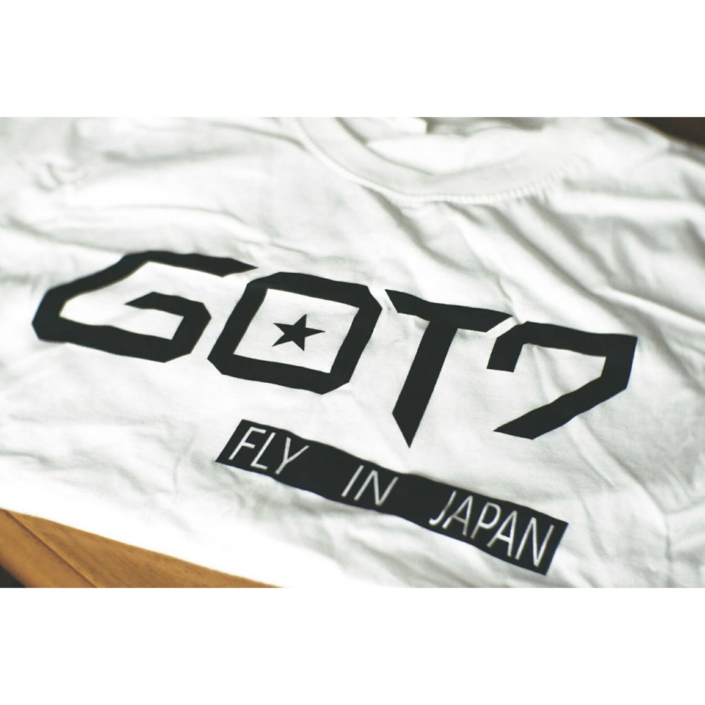 ใหม่เอี่ยมเสื้อยืด-สกรีน-got7-สีขาว-พร้อมส่ง-หล่อ