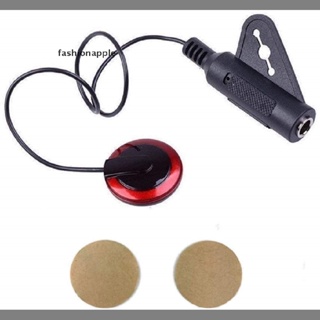 [fashionapple] 1Pcs Piezo Contact Microphone Pickup for Guitar Violin Banjo Mandolin Ukulele New Stock