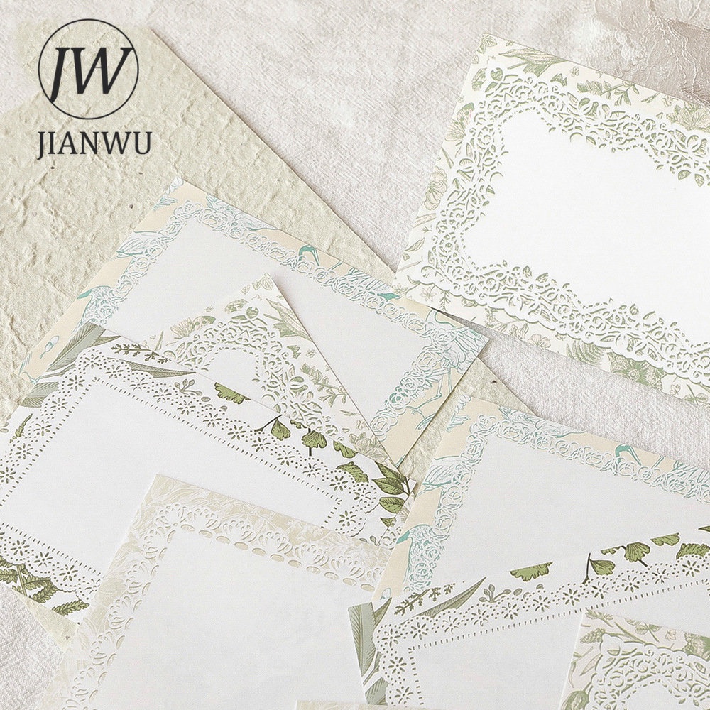 jianwu-แผ่นกระดาษโน๊ต-ลายดอกไม้-80-แผ่น-diy