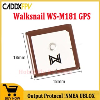 Caddxfpv Walksnail WS-M181 GPS M10 GNSS BUILT-IN QMC5883 เสาอากาศเซรามิค เข็มทิศ สําหรับเครื่องบินบังคับ FPV Freestyle Long Range DIY