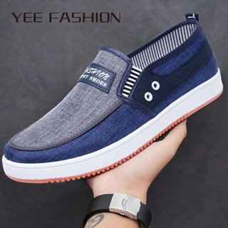 YEE Fashion  รองเท้าสำหรับผู้ชาย รองเท้าผ้าใบ สไตล์กีฬาลําลอง Beautiful Comfortable High quality สไตล์เกาหลี D28D008 37Z230910