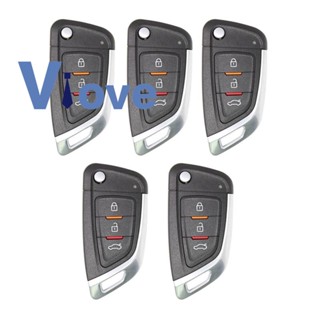 Wire Remote Key Car Remote Control Key Fob 3 Buttons  Style for VVDI Key Tool 5Pcs/Lot for Xhorse XKKF02EN