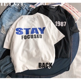 "1987"  Stay Focused  Tee Shirt_03