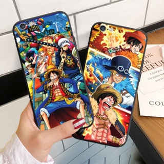 เคสโทรศัพท์มือถือ ซิลิโคนนุ่ม ลายการ์ตูน One Piece 2 สําหรับ IPhone 5 5S 6 6S 7 8 Plus