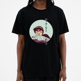 [S-5XL] เสื้อยืด ผ้าฝ้าย พิมพ์ลาย Rock Lee Drunken Fist สีสันสดใส เหมาะกับฤดูร้อน สําหรับผู้ชาย