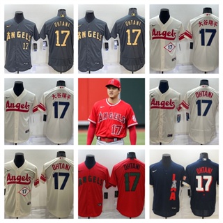 MLB Los Angeles Angels Shohei Ohtani เสื้อยืดเสื้อเบสบอลผู้ชาย
