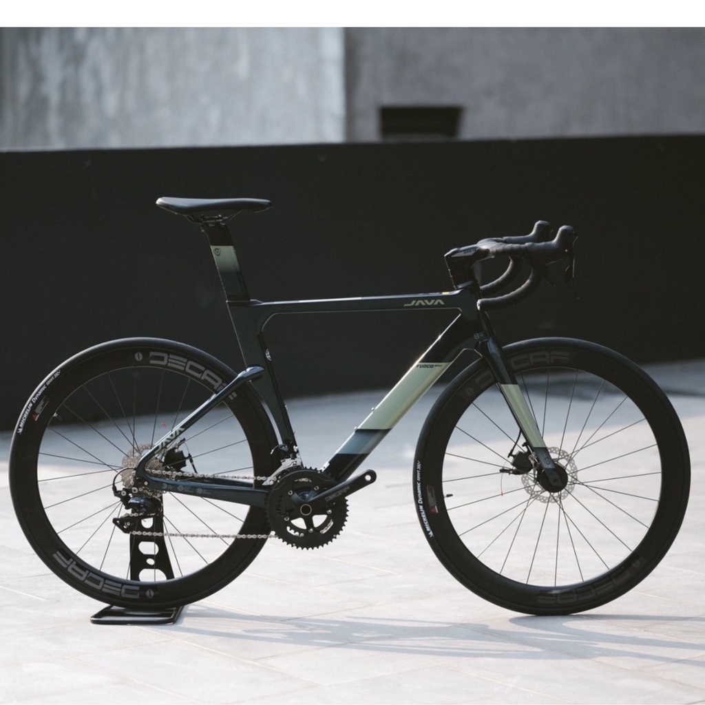 จักรยานเสือหมอบคาร์บอน JAVA FUOCO TOP 24SPD ล้อ: คาร์บอน DECAF 50mm ...