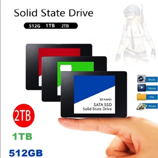 Fast SATA SSD โซลิดสเตทไดรฟ์ SSD 500GB HD 1TB ภายใน 2TB ความเร็วสูง 2.5 นิ้ว สําหรับแล็ปท็อป โน้ตบุ๊ก