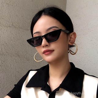 กรอบแบนสไตล์ยุโรปและอเมริกาทรงเว้าแว่นตาตลกผู้หญิงแว่นกันแดดทรงสี่เหลี่ยมผืนผ้าสไตล์สตรีทแว่นตากันแดดย้อนยุคสำหรับผู้ชายอินเทรนด์หน้าใหญ่SL9304
