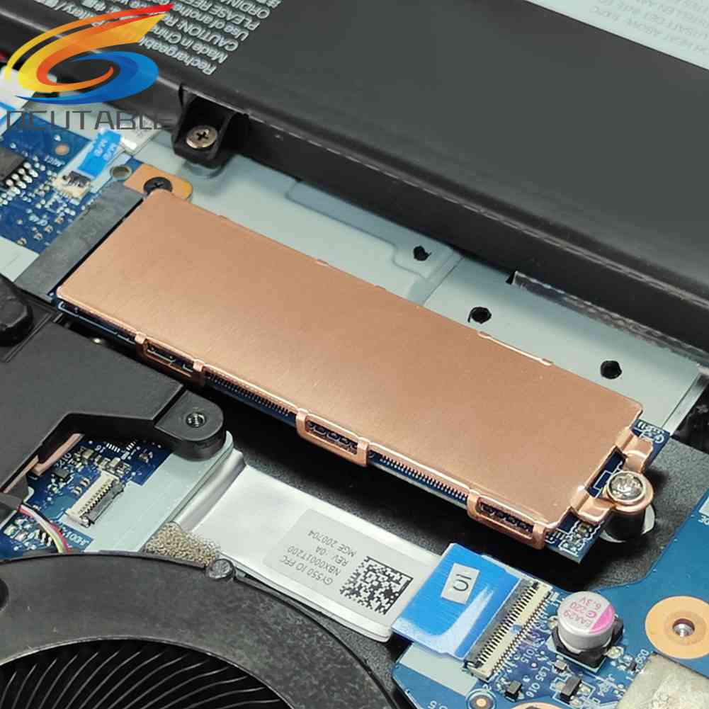 ฮีทซิงค์ระบายความร้อน M.2 SSD พร้อมแผ่นซิลิโคนความร้อน สําหรับแล็ปท็อป