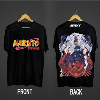 S-5XL Naruto Anime Trending Streetwear Mens สวมเสื้อยืดกราฟฟิคมังงะขนาด