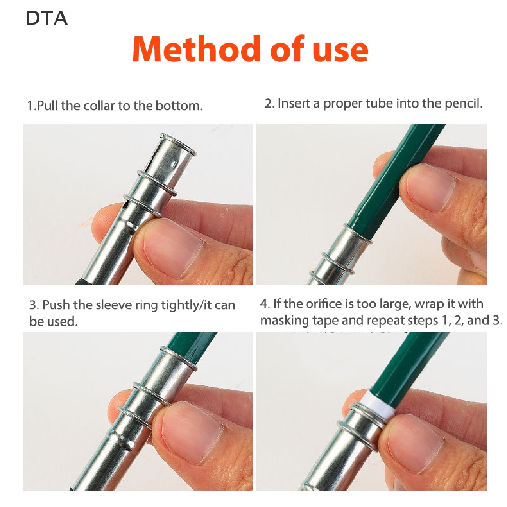 dta-ก้านต่อขยายปากกา-แบบสั้น-โลหะ-สําหรับร่างภาพ