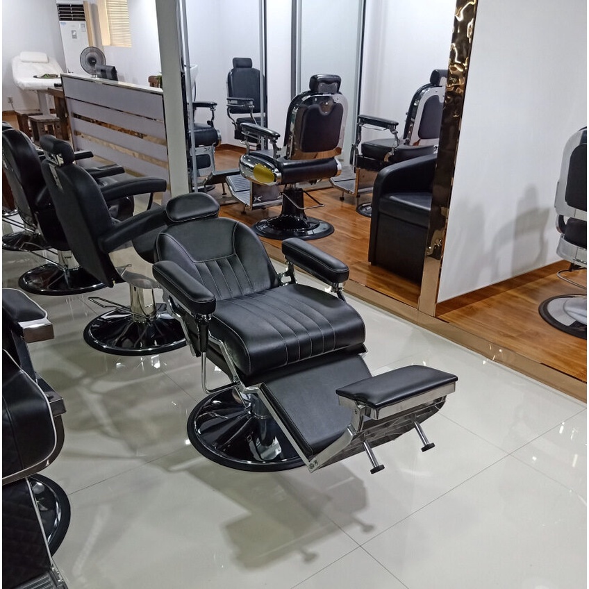 barber-chair-เก้าอี้ตัดผมชาย-บาร์เบอร์-เอนได้-ปรับสูงต่ำได้