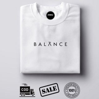 Balance Statement print Shirt Unisex minimal tee Cotton_03