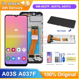 หน้าจอแสดงผล Lcd A03s 6.5 นิ้ว พร้อมกรอบ แบบเปลี่ยน สําหรับ Samsung Galaxy A03s SM-A037F A037F/DS