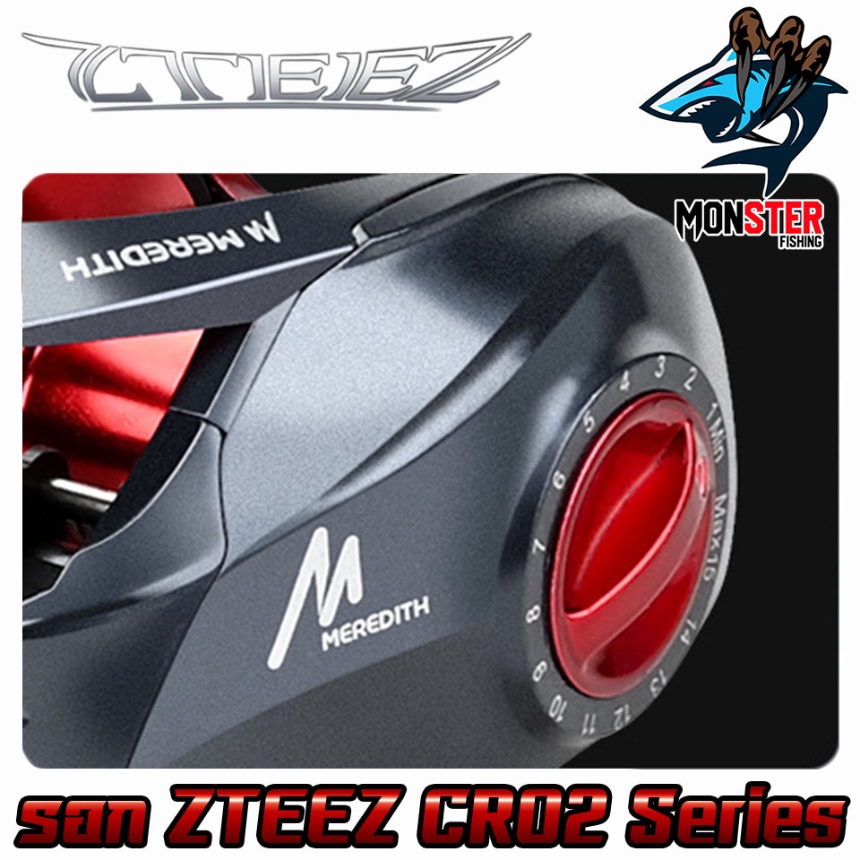 รอกตกปลา รอกหยดน้ำ รอก ZTEEZ CR02 Series /Gear Ratio6.3:1 /Max Drag 8kg ...