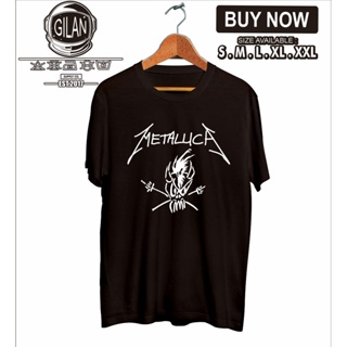 S-S-5XL Pre-T-Shirt Printed Rock Metallic Band Print Gilan Music_01