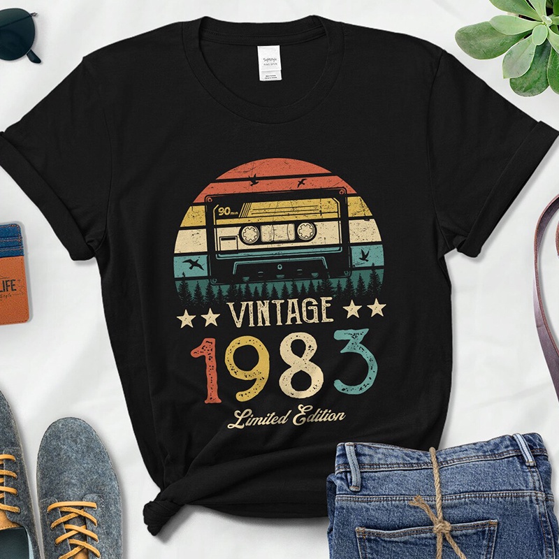vintage-1983-limited-edition-women-t-shirt-birthday-party-girlfriend-gift-tshirt-top-03