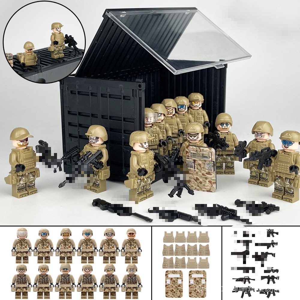 ฟิกเกอร์ทหาร-swat-team-ขนาดเล็ก-อุปกรณ์เสริม-สําหรับเด็กผู้ชาย