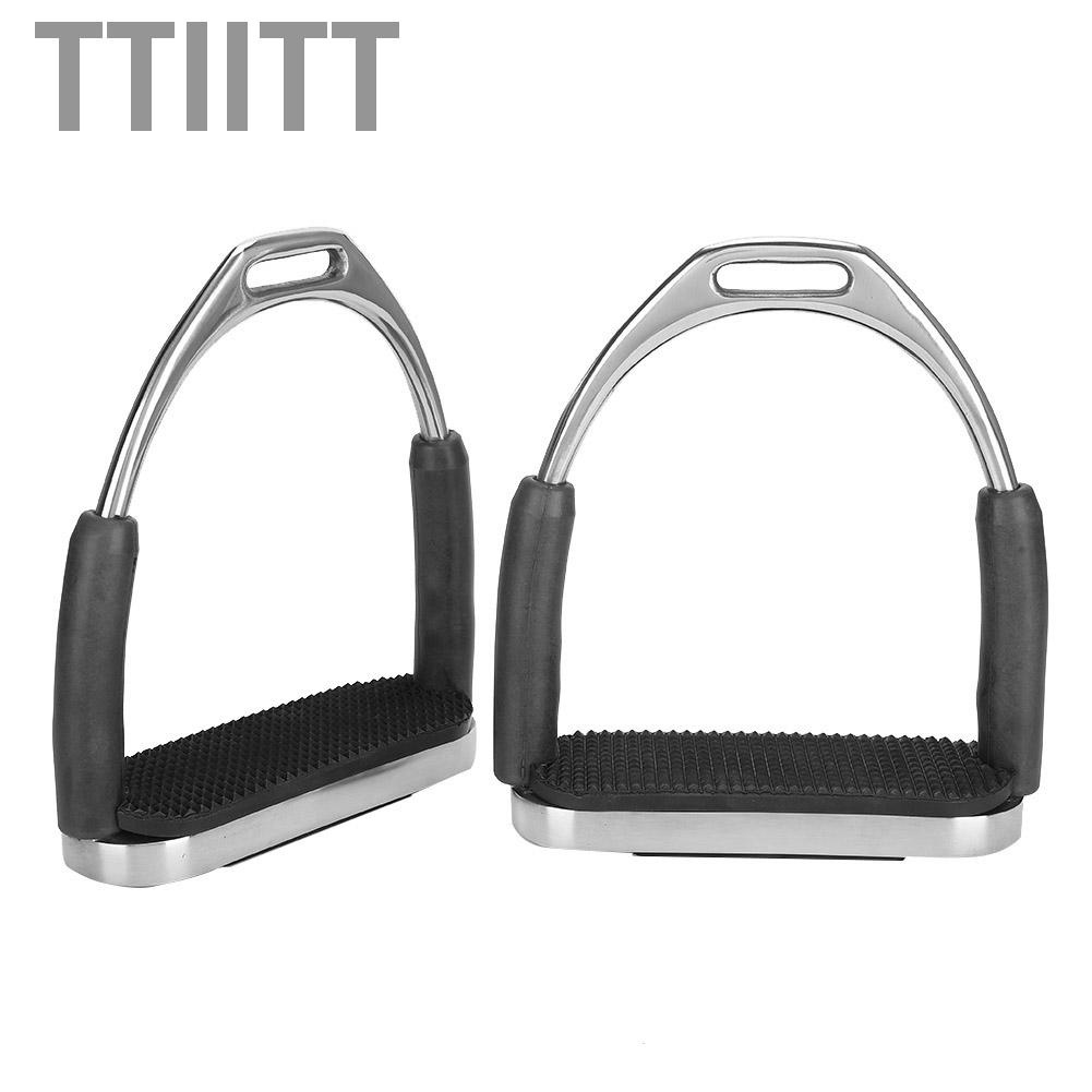 Ttiitt Horse Riding Stirrups Cushioned Horse Stirrups Safety Die