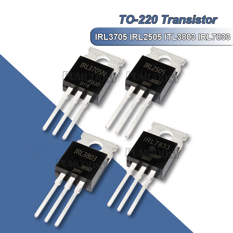 Diy Electronique Reland Sun Lot 10 Transistors TO-220 - IRL3705N IRLB8721 HFA15TB60 IRF3808 IRFB4227 - Composants Électroniques Mosfet Power