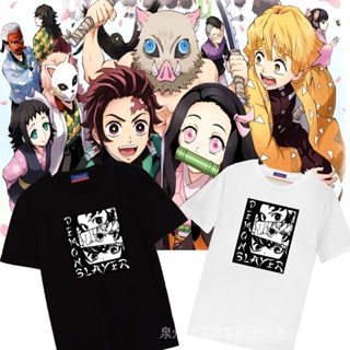 【COD】Demon Slayer Anime Shirt NEZUKO KAMADO Crop top Shirt Kimetsu No Yaiba T-Shirt Unisex 7 Color FTPZ_03