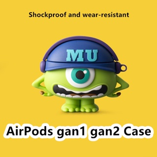 【พร้อมส่ง】เคสหูฟัง แบบนิ่ม ลายการ์ตูนน่ารัก สําหรับ AirPods gen1 gen2