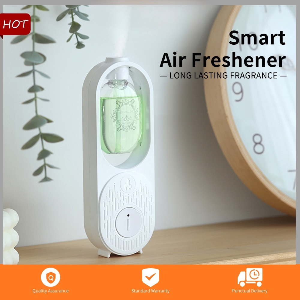 ห้องน้ำ-air-diffuser-ติดผนังน้ำมันหอมระเหย-aroma-diffusers-air-freshener-scent-mini-humidifier-home-น้ำหอม-ultrasonic-fragrance-diffuser-flowerdance