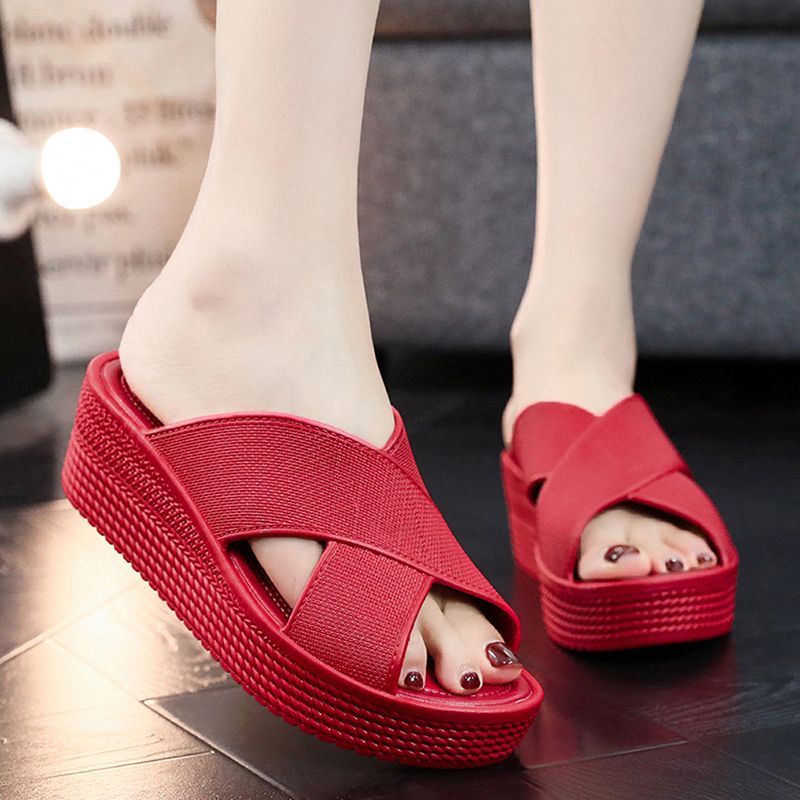 beautysia-พร้อมส่ง-รองเท้าแตะเจลลี่-ส้นแบน-สไตล์เกาหลี-แฟชั่นฤดูร้อน-สําหรับผู้หญิง
