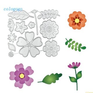 COLO Flower Leaves Metal Cutting Dies DIY Stamps Crafts Template Mold Stencils for Embossing Scrapbooking Decoration Sup