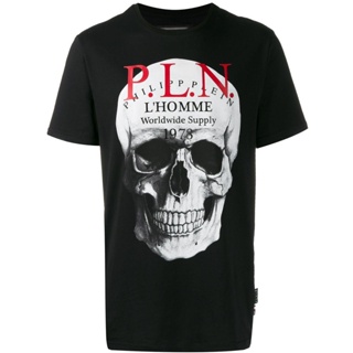 Philipp Plein PP mens skull print T-shirt HU896_01