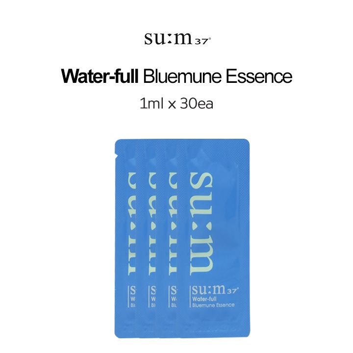 sum37-water-full-bluemune-essence-1ml-x-30ea-moist-skin-fresh-skin-elastic-skin-firm-skin