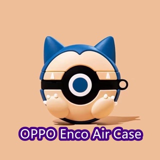 【พร้อมส่ง】เคสหูฟัง แบบนิ่ม ลายการ์ตูน สีพื้น สําหรับ OPPO Enco Air