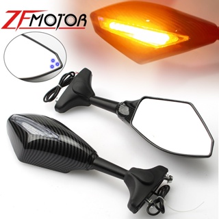 กระจกมองหลังรถจักรยานยนต์ ไฟเลี้ยว LED สําหรับ Honda CBR1100XX CBR 1100 CBF1000 VTR 1000 F FIRESTORM