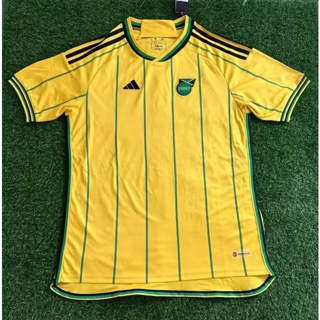[Fans] 2324 ใหม่ Jamaica Home เสื้อฟุตบอล แขนสั้น คุณภาพสูง ชุดกีฬา เสื้อยืด S-4XL