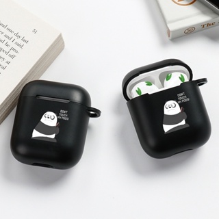 สีดำสีสเปรย์ TPU การ์ตูนน่ารักฝาครอบหูฟัง Compatible for Airpods1/2/3 Airpods Pro Airpods Pro 2 พร้อมแผ่นรองหูฟัง