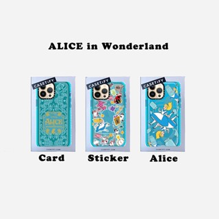 Casetify X Alice Wather Blue เคส IPhone 14 13 12 11 Pro MAX Mini XS MAX XR X SE 6 6S 7 8 Plus เคส TPU นิ่ม