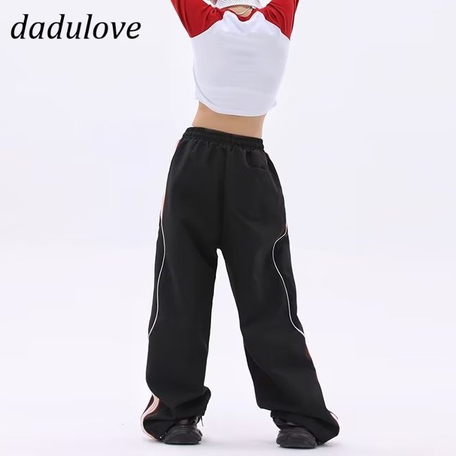 dadulove-2023-new-korean-womens-sports-pants-high-waist-loose-casual-pants-small-size-jogging-pants