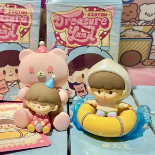 【ของแท้】F.UN Zzoton Treasure Land Series ชุดกล่องสุ่ม ตุ๊กตาฟิกเกอร์ซ่อน 12 แบบ เครื่องประดับ ของขวัญ