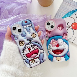 เคส iPhone 15 14 13 12 11 Pro Max X XR XS Max 8 7 6 6S Plus iPhone15 iPhone14 14PROMAX iPhone13 13PROMAX iPhone12 12PROMAX iPhone11 11PROMAX iPhone8 8Plus iPhone7 7Plus Wave Big Camera Doraemon Soft Case